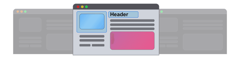Interactive wireframe design showing prompt-based editing capabilities