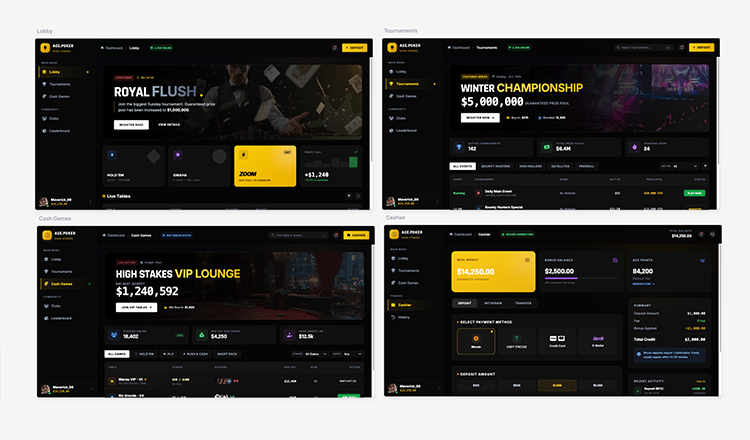 AI SaaS website builder generates interface